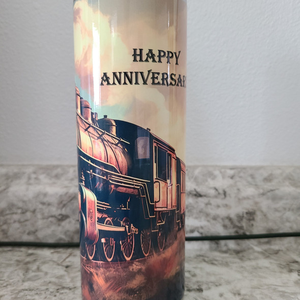 model train lover gift tumbler cup