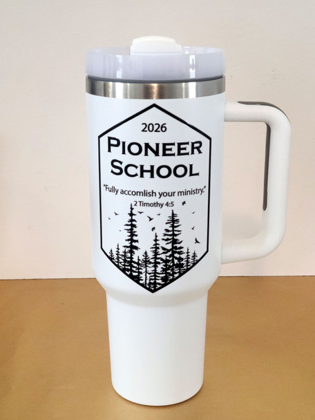 tumbler sticker pioneer service school