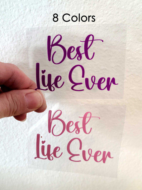 best life ever JW pioneer gift sticker for mug or tumbler