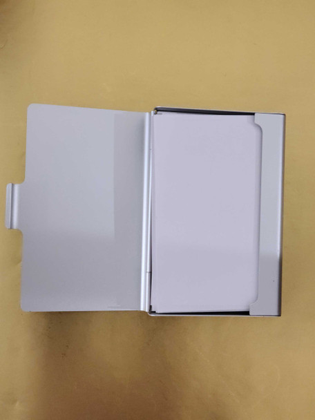 inside of contact card holder