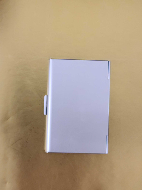 back side of contact card holder