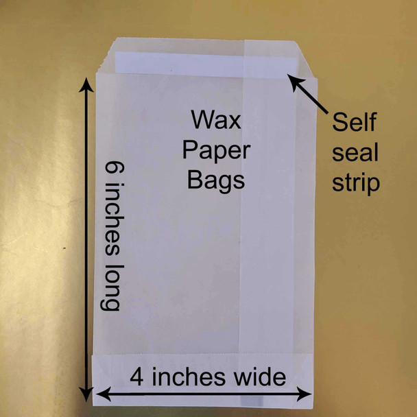 wax paper bags for party food favors