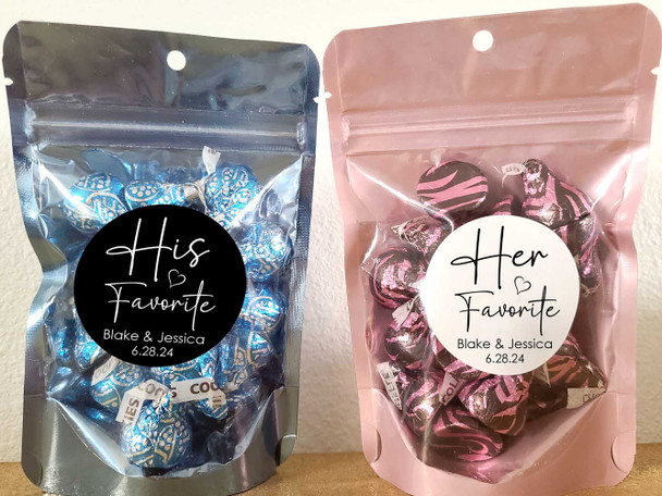 Small mylar bags for favors 4x6 inches