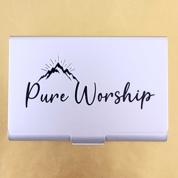 contact card holder JW 2025 special convention gift Pure Worship
