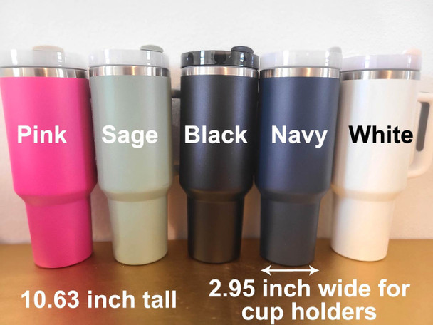 40oz travel cup tumbler color choices