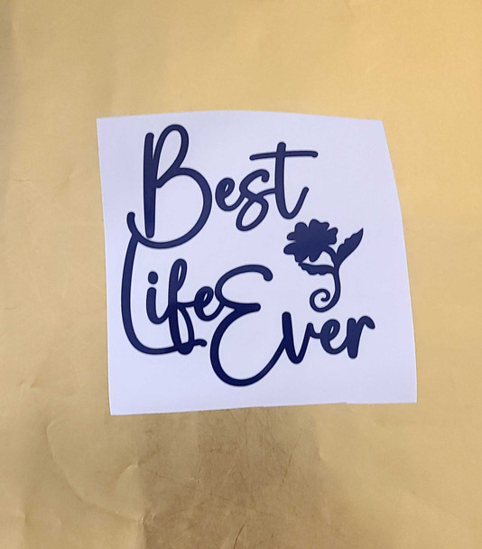 best life ever vinyl decal JW pioneer sister gift sticker for mug, tumbler, laptop, or car window