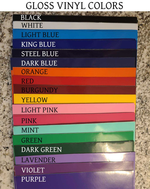 gloss permanent vinyl colors