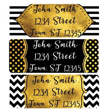 150 Custom Address Labels 2.625x1 inch