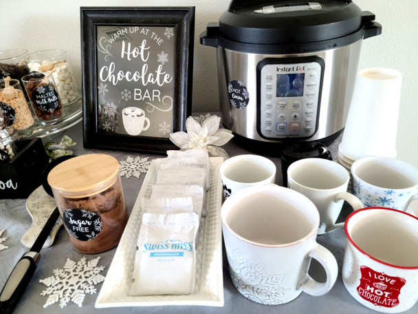 DIY cheap hot chocolate bar ideas