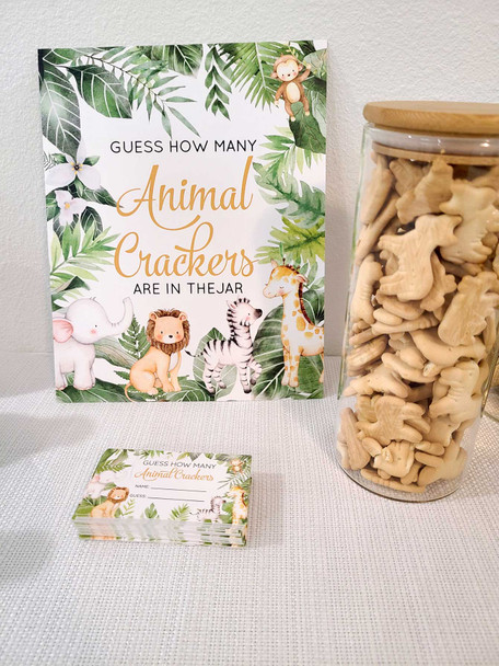 guess how many in the jar baby shower game