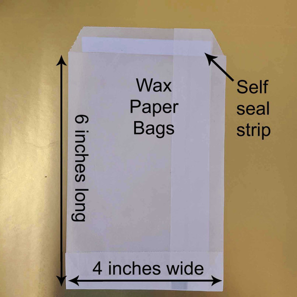 wax coated paper bags for wedding favors