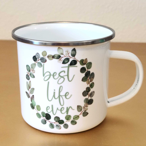 Best life ever UV dtf sticker eucalyptus