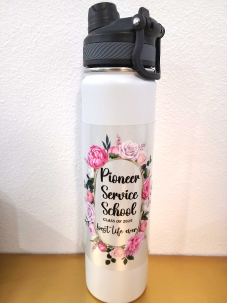 Pioneer school 2026 JW gift stainless steel tumbler sticker