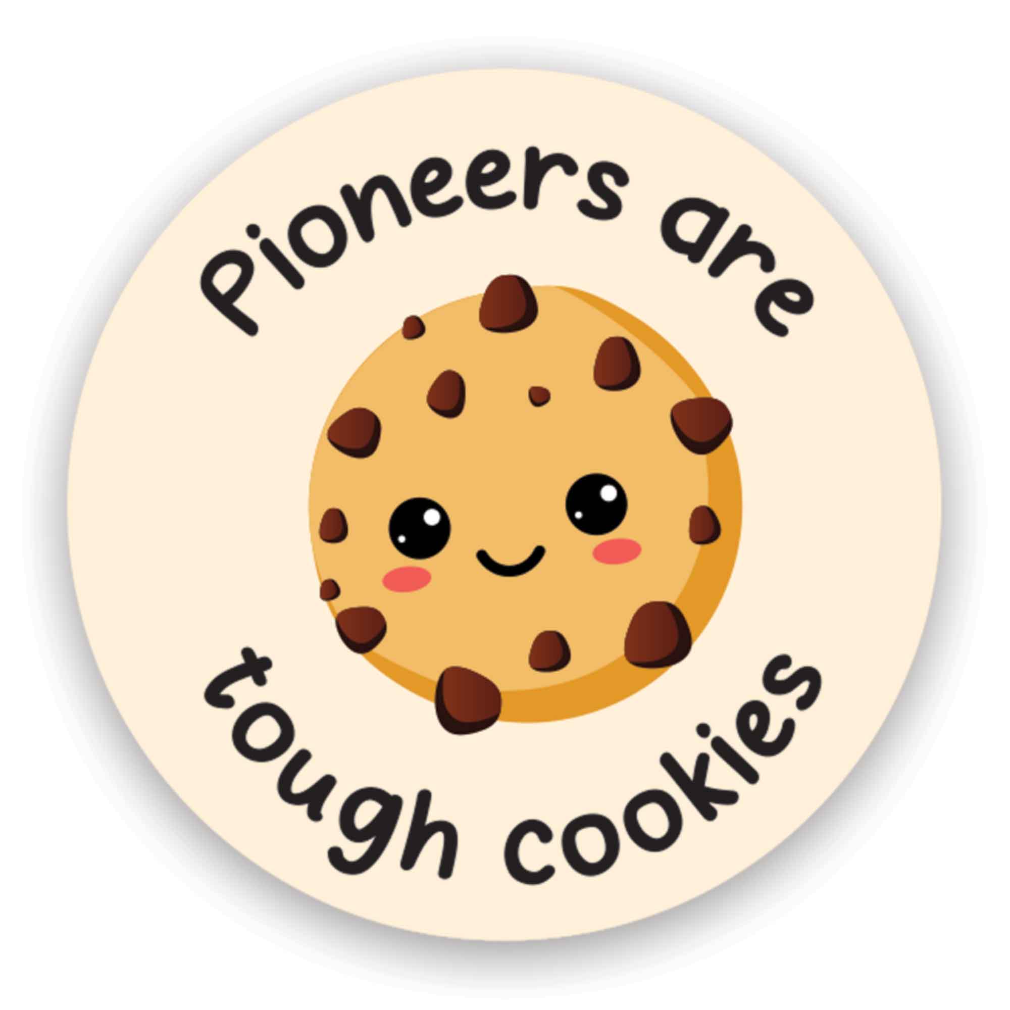 Pioneers are tough cookies JW stickers for gifts - 1.9
