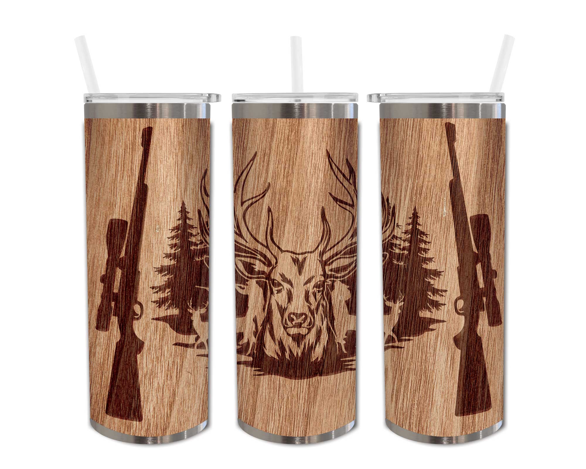 Deer Hunting 20oz Coffee Tumbler (Navy),Hunting Accessories, Coffee Tumbler  for Men, Travel Coffee Mug, Fathers Day Gift for Hunter