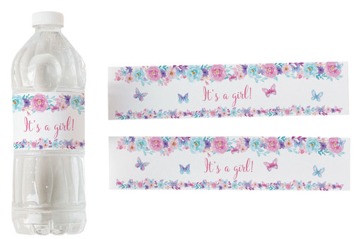 ▷ Pop it Water bottle Label Digital