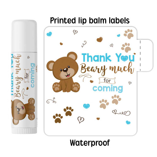 Free Printable Bear Balm Labels