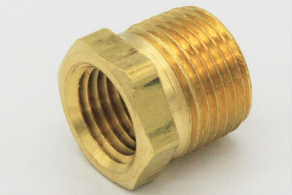 Bushing, Reducing - 1/4FNPT x 3/8MNPT Brass