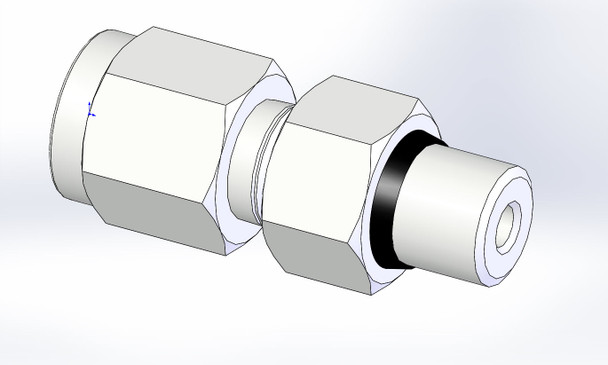 Connector, 1/8" Tube x  5/16-24 SAE