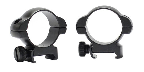 Pecar Optics 30mm Scope Rings Medium Weaver Style with Nut