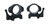 Pecar Optics 1in Scope Rings Medium Weaver Style Quick Detach