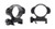 Pecar Optics 1in Scope Rings Medium Weaver Style Steel with Nut