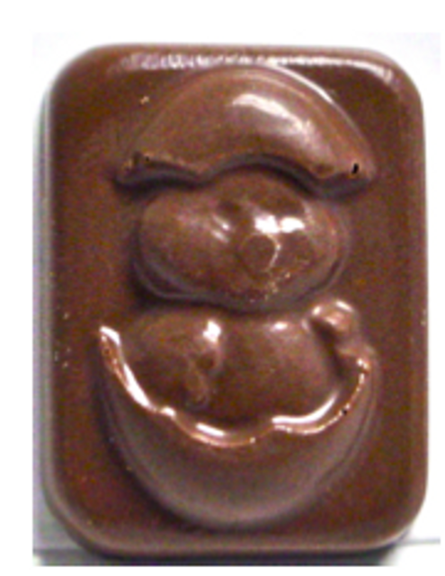 1 inch Sugar Free "Duck Hatching" Chocolate Bite 1 inch Sugar Free "Duck Hatching" Chocolate Bite