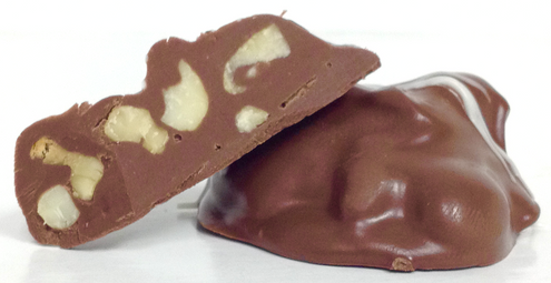 Sugar Free MILK Chocolate CASHEW Clusters, 1 lb Mylar Gift Bag Sugar Free MILK Chocolate CASHEW Clusters, 1 lb Mylar Gift Bag