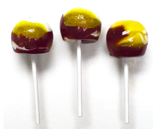 Diabeticfriendly's Sugar Free, Hard Candy, CAP POPS - CHOC & BANANA, .6 oz,  Individually Wrapped, Set of 6, Handcrafted in Ohio Diabeticfriendly's Sugar Free, Hard Candy, CAP POPS - CHOC & BANANA, .6 oz,  Individually Wrapped, Set of 6, Handcrafted in Ohio