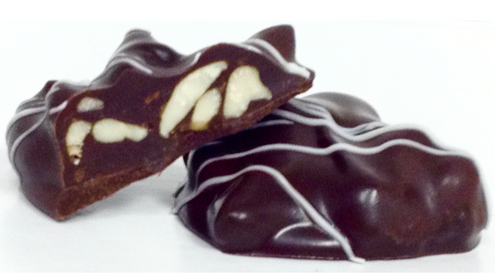Sugar Free DARK Chocolate Cashew Clusters, 1 lb Mylar Gift Bag Sugar Free DARK Chocolate Cashew Clusters, 1 lb Mylar Gift Bag