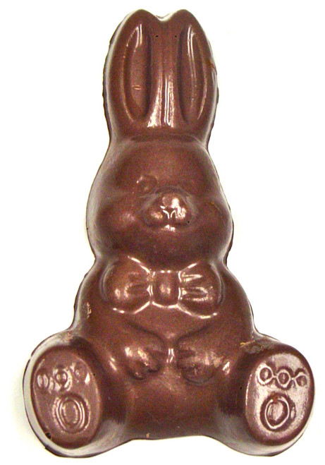 Easter Rabbit, Sitting, 1.5 oz Sugar Free Chocolate, 3 3/4 inches  Easter Rabbit, Sitting, 1.5 oz Sugar Free Chocolate, 3 3/4 inches