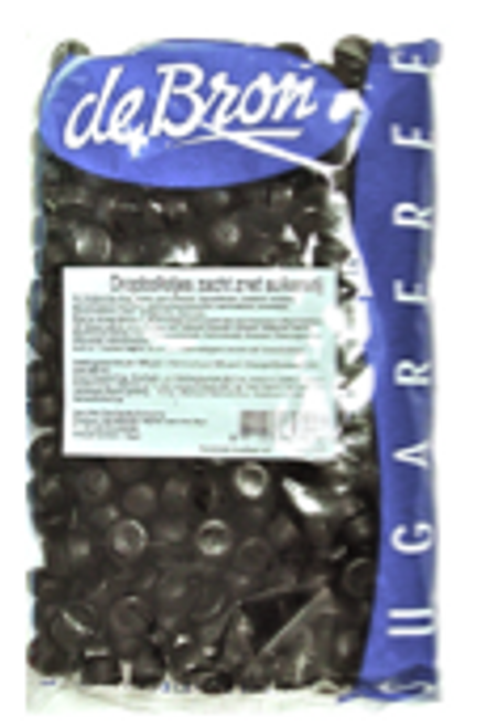 deBron's Sugar Free Sweet Licorice Drops, (2.2lb, 1 kg) Dropbolletjes zoete deBron's Sugar Free Sweet Licorice Drops, (2.2lb, 1 kg) Dropbolletjes zoete