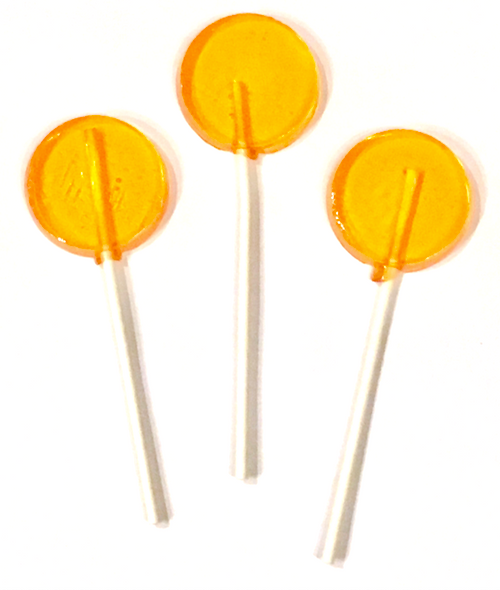 Sugar Free ORANGE Lollipops Sugar Free ORANGE Lollipops