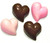 Sugar Free Chocolate Valentine's Day Curved Hearts .4 oz each, Set of 8 in clear acetate bag Sugar Free Chocolate Valentine's Day Curved Hearts .4 oz each, Set of 8 in clear acetate bag