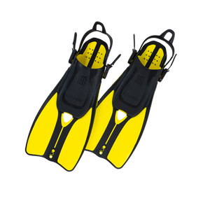 DUO II - Travel Ready Fins YELLOW