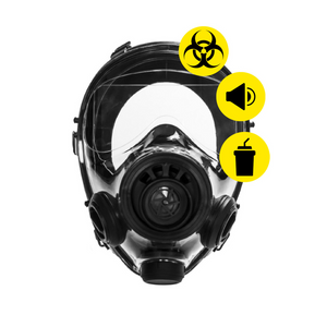 SGE 400/3 BB w/speech diaphragm & w/drinking device