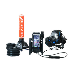 Neptune III Full Face Mask w/GSM Cube3 R2 Comm.Unit & Sealink Livestreaming Kit