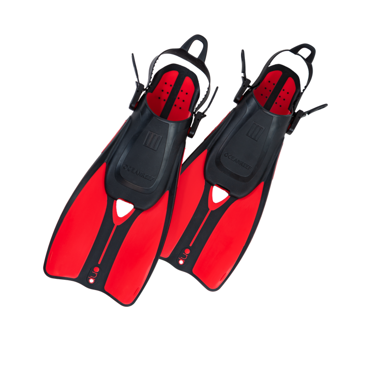 DUO II - Travel Ready Fins RED