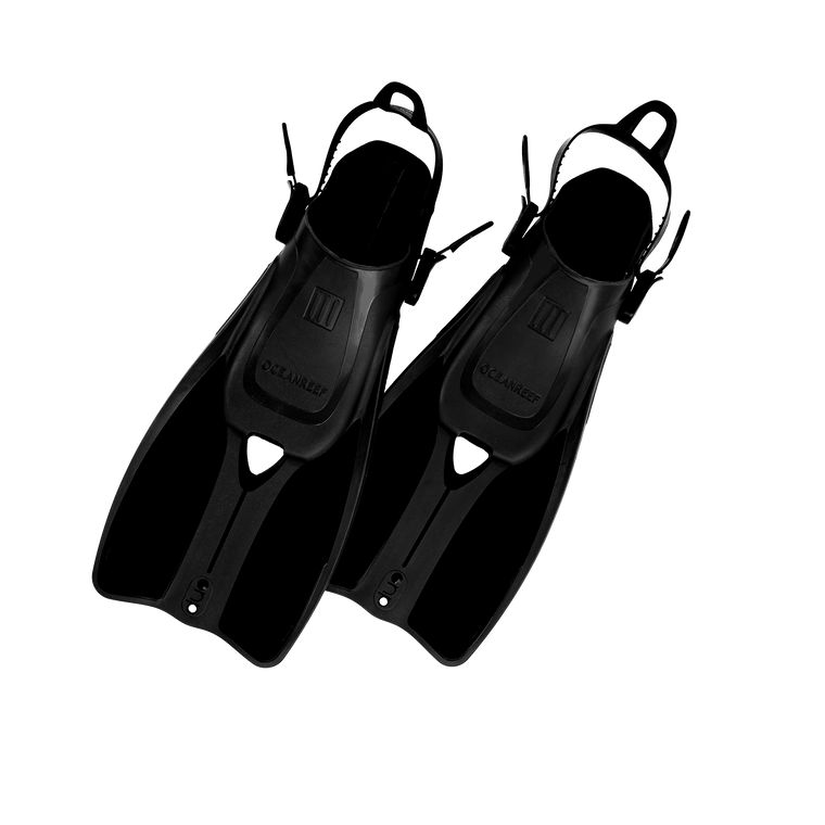 DUO II - Travel Ready Fins BLACK
