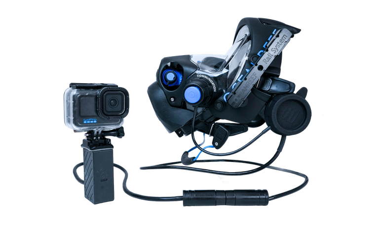 Neptune III Full Face Mask w/Alpha Pro UW 2.0 Comm. Unit & WMT Content Creation Kit