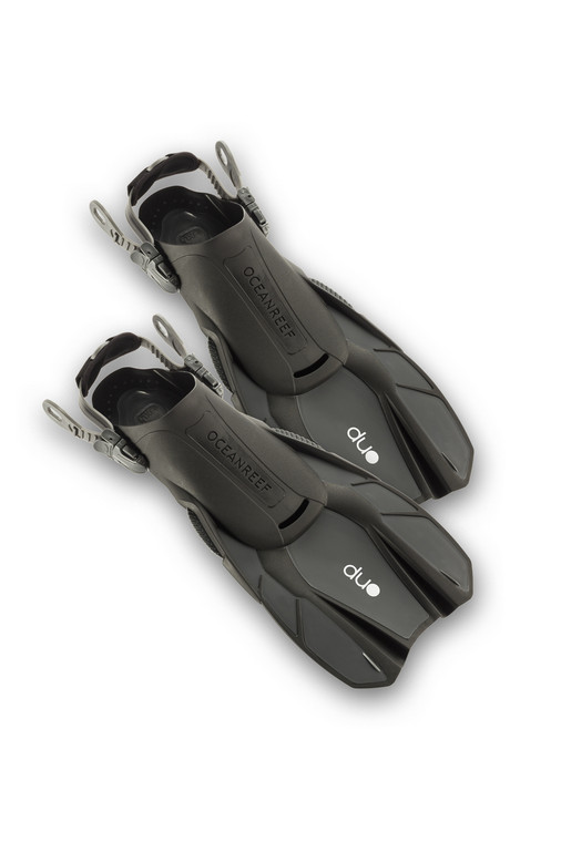 Duo - Travel Ready Fins GREY