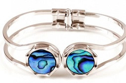 Double Paua Bangle