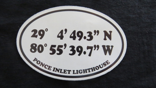 Great decal to remind you  where the lighthouse is located.