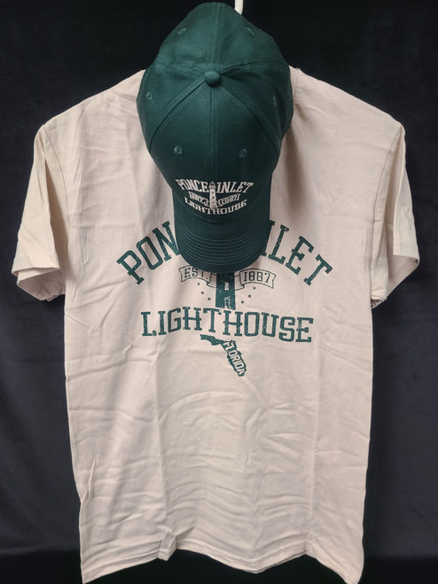 Ponce Inlet lighthouse Hat & Tee Combo