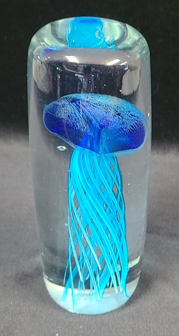 Tall Blue Glass Jelly 