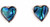 Paua Heart Earrings