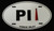 PI Oval License Plate