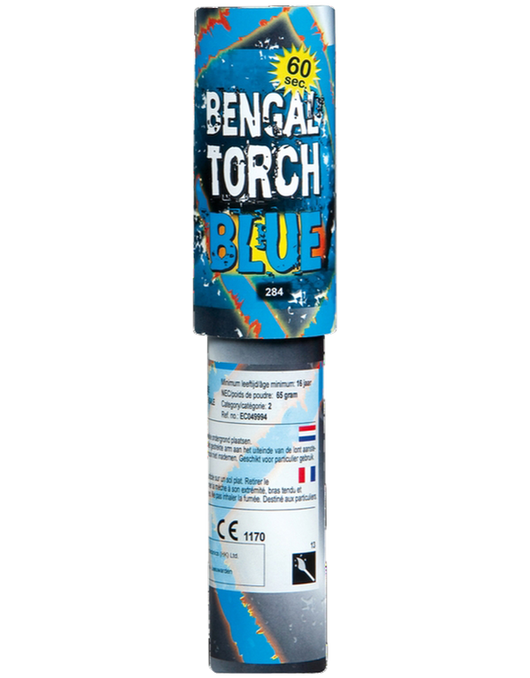 Bengala, Llama color Azul 30 sec