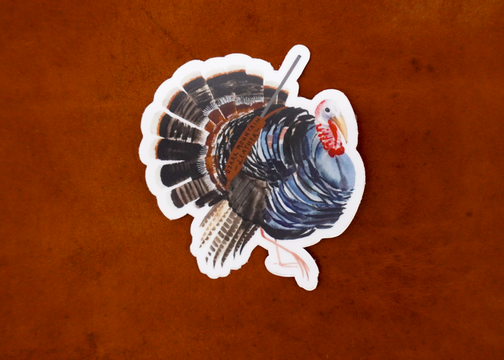 Turkey sticker or decal