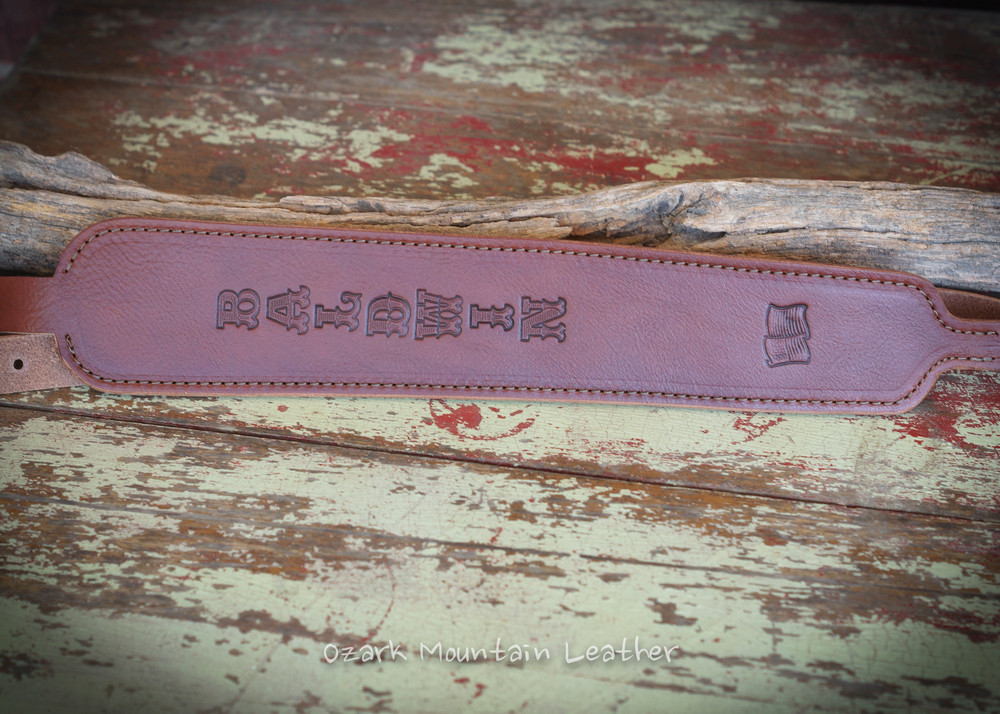 Custom Leather rifle and shot gun slings